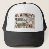 Creëer Your Own 20 Photo Collage Trucker Pet (Voorkant)