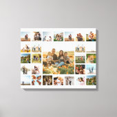 Creëer Your Own 27 Photo Collage Canvas Afdruk (Voorkant)