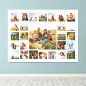 Creëer Your Own 27 Photo Collage Canvas Afdruk (Insitu (Houten vloer))