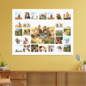 Creëer Your Own 27 Photo Collage Canvas Afdruk (Insitu (Woonkamer))