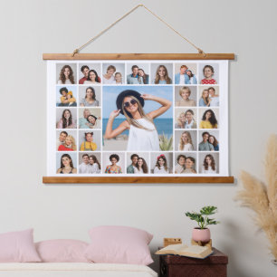Creëer Your Own 27 Photo Collage Hangend Wandkleed