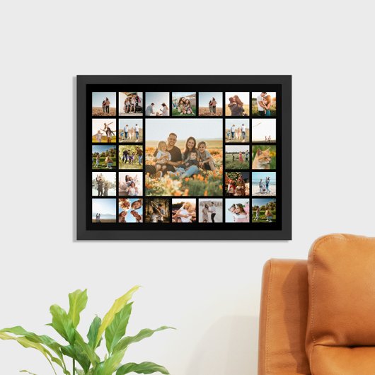 Creëer Your Own 27 Photo Collage Poster