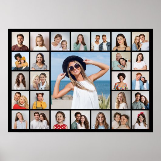 Creëer Your Own 27 Photo Collage Poster (Voorkant)