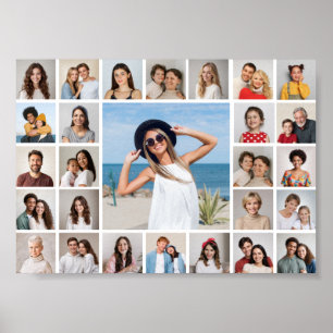 Creëer Your Own 27 Photo Collage Poster