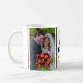 Creëer Your Own 2 Foto 40th Wedding Jubileum   Koffiemok (Links)