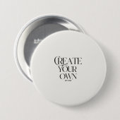 Creëer Your Own 3" grote ronde Button 7,6 Cm (Voorkant /achterkant)