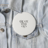 Creëer Your Own 4" grote ronde Button 4,0 Cm (In situ)