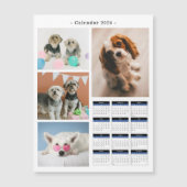 Creëer Your Own 4 Pet Photo Collage 2025 Kalender (Voorkant)