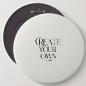 Creëer Your Own 6" kolossale ronde Button 6,0 Cm (Voorkant /achterkant)