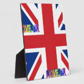 Creëer Your Own Beauful Colorful UK Fotoplaat (Zijkant)