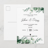 Creëer Your Own beroemd gemaakt door Go Green Aankondigingskaart (Voorkant / Achterkant)