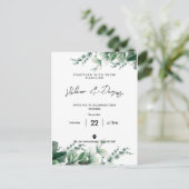 Creëer Your Own beroemd gemaakt door Go Green Aankondigingskaart (Staand voorkant)