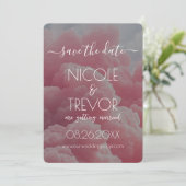 Creëer Your Own beroemd gemaakt door Pink Cloud Save The Date (Staand voorkant)