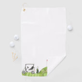 Creëer Your Own Best Grandpa beroemd gemaakt door  Golfhanddoek (Insitu)