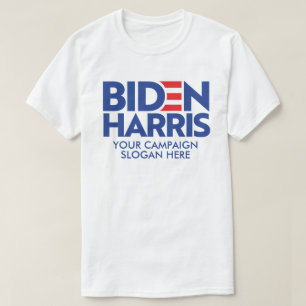 Creëer Your Own Biden Harris 2024 campagneslogan T-shirt
