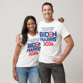 Creëer Your Own Biden Harris 2024 campagneslogan T-shirt (Unisex)