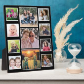 Creëer Your Own Black 11 Family Photo Collage Fotoplaat (Zijkant)