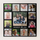 Creëer Your Own Black 13 Family Photo Collage Legpuzzel (Verticaal)