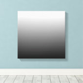 Creëer Your Own Black Ombre Canvas Afdruk (Insitu (Houten vloer))