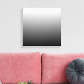 Creëer Your Own Black Ombre Canvas Afdruk (Insitu (Woonkamer))