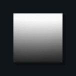 Creëer Your Own Black Ombre Canvas Afdruk<br><div class="desc">U kunt uw favoriete kleur kiezen om met de ombre achtergrond te coördineren.</div>