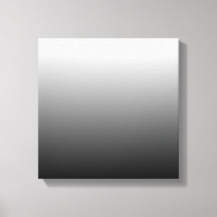Creëer Your Own Black Ombre Canvas Afdruk