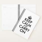 Creëer Your Own Blijf kalm en ga verder Planner (Display)