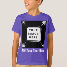 Creëer Your Own Boys T-Shirt Voeg Afbeelding Fotot