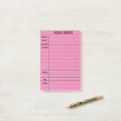Creëer Your Own Business Weekly verslag Post-it® Notes (Op bureau)