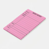 Creëer Your Own Business Weekly verslag Post-it® Notes (Schuin)
