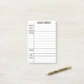 Creëer Your Own Business Weekly verslag Post-it® Notes (Op bureau)