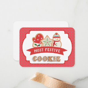 Creëer Your Own Cookie Award Notitiekaartje