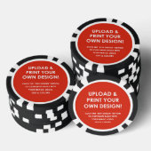 Creëer Your Own Custom (diverse kleuren) Poker Chips (Opstapeling)