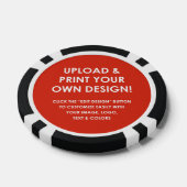 Creëer Your Own Custom (diverse kleuren) Poker Chips (Enkel)