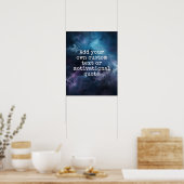 Creëer Your Own Custom Quote Poster - Galaxy Stars (Keuken)