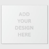 Creëer Your Own Design 30''' x 60'' Glossy Cadeaupapier (Vlak)