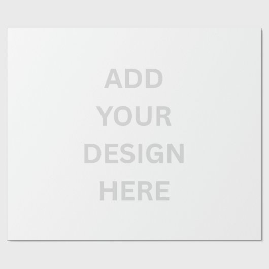 Creëer Your Own Design 30''' x 60'' Glossy Cadeaupapier (Vlak)