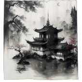 Creëer Your Own Design afbeelding op maat Douchegordijn (Voorkant)