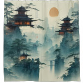 Creëer Your Own Design afbeelding op maat Douchegordijn (Voorkant)