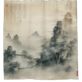 Creëer Your Own Design afbeelding op maat Douchegordijn (Voorkant)