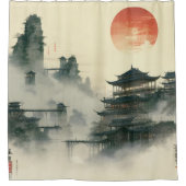 Creëer Your Own Design afbeelding op maat Douchegordijn (Voorkant)