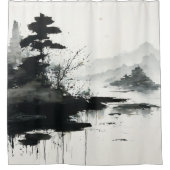 Creëer Your Own Design afbeelding op maat Douchegordijn (Voorkant)