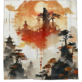 Creëer Your Own Design afbeelding op maat Douchegordijn (Voorkant)