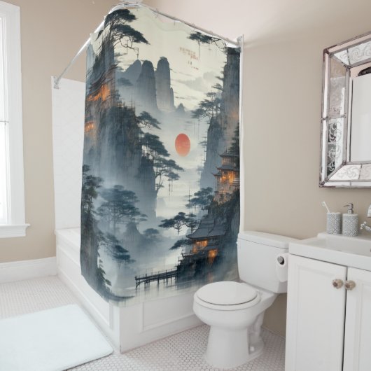 Creëer Your Own Design afbeelding op maat Douchegordijn (In situ)