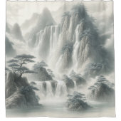 Creëer Your Own Design afbeelding op maat Douchegordijn (Voorkant)