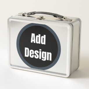 Creëer Your Own donkergrijs blauw gepersonaliseerd