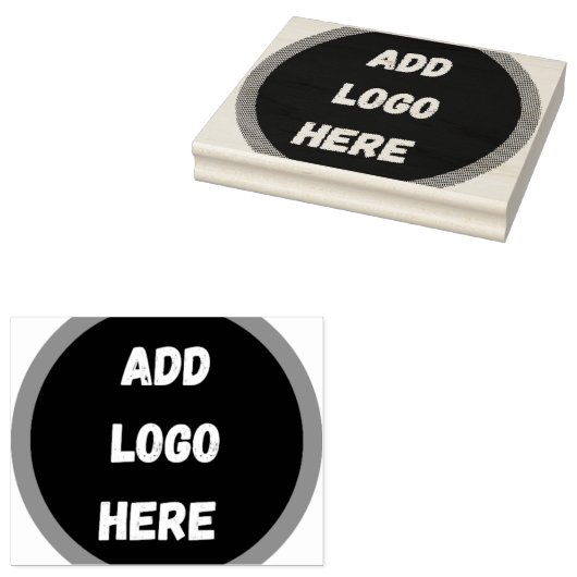 Creëer Your Own donkergrijs blauw gepersonaliseerd Rubberstempel (Gestempeld)