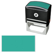 Creëer Your Own donkergrijs blauw gepersonaliseerd Zelfinktende Stempel (In situ)