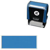 Creëer Your Own donkergrijs blauw gepersonaliseerd Zelfinktende Stempel (In situ)