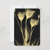 Creëer Your Own - Drie röntgenbloemen RSVP Kaartje (Achterkant)